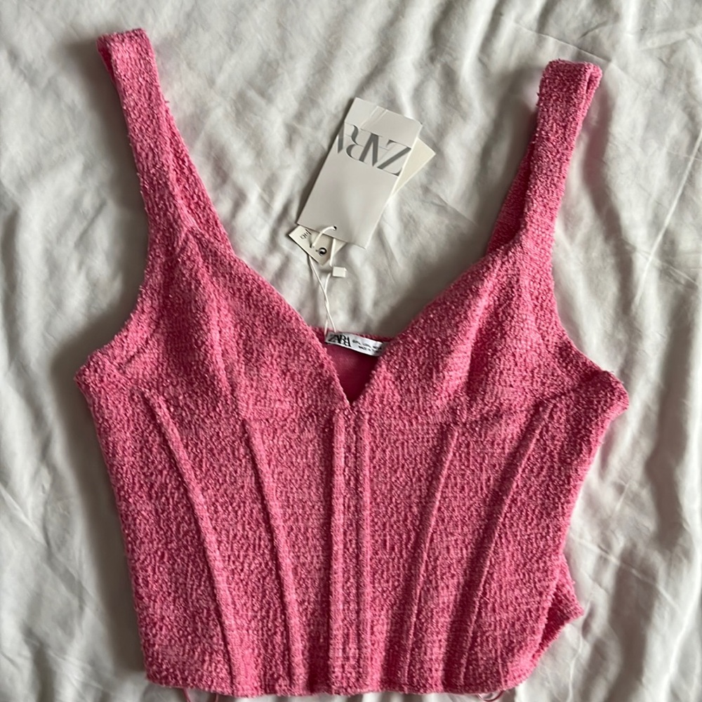 Zara pink top